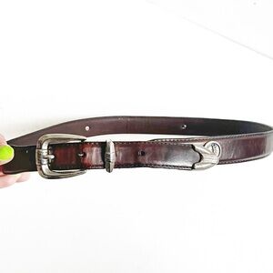 Vintage | Brown Leather Golf Icon Belt